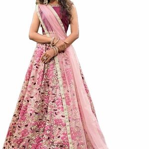 Women’s Pink Lehenga- never worn